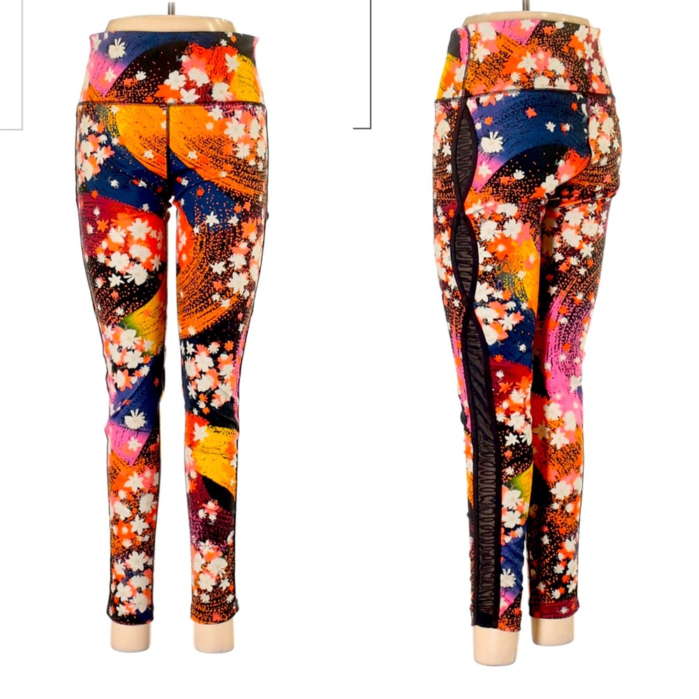 Free People Movement leggings Size M medium. Side mesh panels. EUC